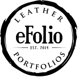 EFOLIO LEATHER PORTFOLIOS EST. 2014 logo