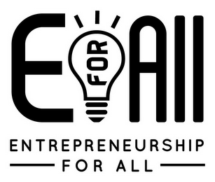 EFORALL ENTREPRENEURSHIP FOR ALL logo