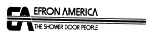 EFRON AMERICA THE SHOWER DOOR PEOPLE EA logo