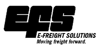 EFS E FREIGHT SOLUTIONS MOVING FREIGHT FORWARD logo
