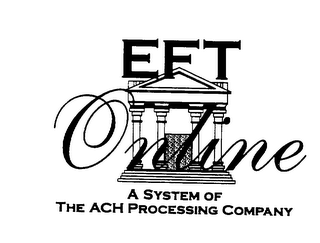 EFT ONLINE A SYSTEM OF THE ACH PROCESSING COMPANY logo