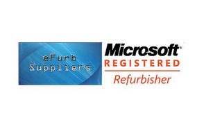 EFURB SUPPLIERS MICROSOFT REGISTERED REFURBISHER logo