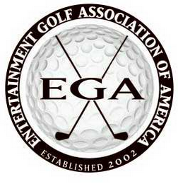 EGA ENTERTAINMENT GOLF ASSOCIATION OF AMERICA ESTABLISHED 2002 logo