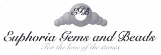 EGB EUPHORIA GEMS AND BEADS FOR THE LOVE OF THE STONES logo