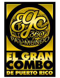 EGC 360° PA'L MUNDO EL GRAN COMBO DE PUERTO RICO logo