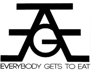 EGE EVERYBODY GETS TO EAT logo