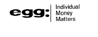 EGG: INDIVIDUAL MONEY MATTERS logo