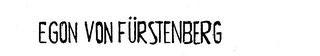 EGON VON FURSTENBERG logo
