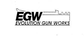 EGW EVOLUTION GUN WORKS logo