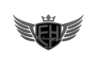 EH EXCLUSIVE HABITS SINCE 1983 logo