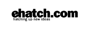 EHATCH.COM HATCHING UP NEW IDEAS logo
