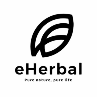 EHERBAL PURE NATURE, PURE LIFE logo