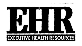EHR EXECUTIVE HEALTH RESOURCES logo
