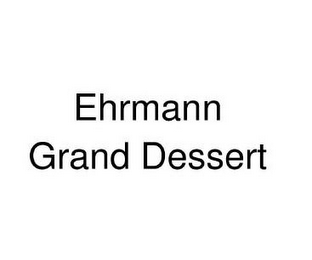 EHRMANN GRAND DESSERT logo
