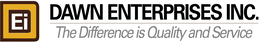 EI DAWN ENTERPRISES INC. THE DIFFERENCE IS QUALITY AND SERVICE logo