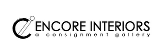 EI ENCORE INTERIORS A CONSIGNMENT GALLERY logo