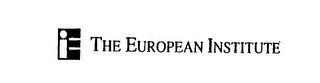 EI THE EUROPEAN INSTITUTE logo