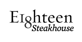 EI8HTEEN STEAKHOUSE logo