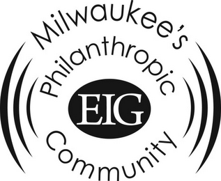 EIG MILWAUKEE'S PHILANTHROPIC COMMUNITY logo