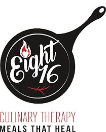 EIGHT 16 CULINARY THERAPY MEALS THAT HEAL logo