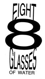 EIGHT 8 GLASSES OF WATER logo