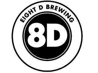 EIGHT D BREWING 8D logo
