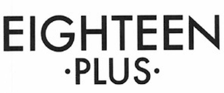 EIGHTEEN · PLUS · logo