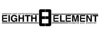 EIGHTH ELEMENT ENHANCE YOUR PERFORMANCE RECOGNIZE YOUR POTENTIAL 8 logo