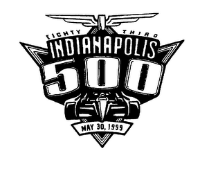 EIGHTY THIRD INDIANAPOLIS 500 MAY 30, 1999 logo