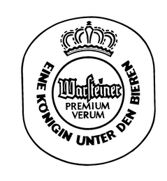 EINE KONIGIN UNTER DEN BIEREN WARSTEINER PREMIUM VERUM logo