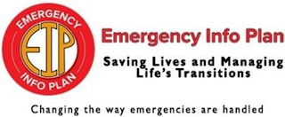 EIP EMERGENCY INFO PLAN EMERGENCY INFO PLAN SAVING LIVES AND MANAGING LIFE'S TRANSITIONS CHANGING THE WAY EMERGENCIES ARE HANDLED logo
