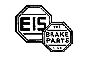 EIS THE BRAKE PARTS LINE logo