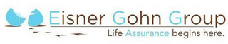 EISNER GOHN GROUP LIFE ASSURANCE BEGINSHERE. logo