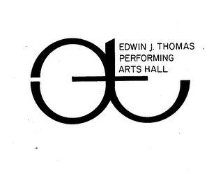 EJT EDWIN J. THOMAS PERFORMING ARTS HALL logo