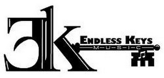 EK ENDLESS KEYS M U S I C logo