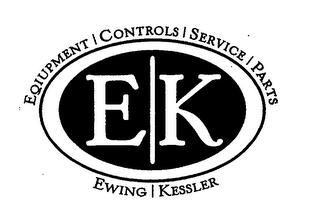 E|K EQUIPMENT | CONTROLS | SERVICE | PARTS EWING | KESSLER logo