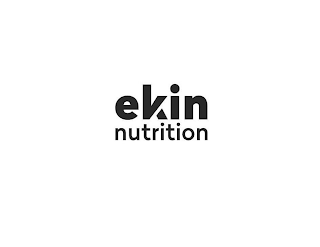 EKIN NUTRITION logo