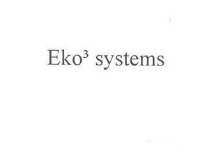 EKO3 SYSTEMS logo