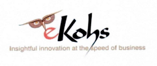 EKOHS INSIGHTFUL INNOVATION AT THE SPEED OF BUSINESS logo