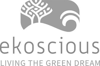 EKOSCIOUS LIVING THE GREEN DREAM logo