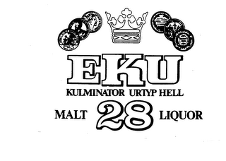 EKU KULMINATOR URTYP HELL MALT 28 LIQUOR logo
