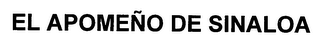 EL APOMENO DE SINALOA logo