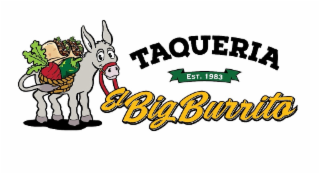EL BIG BURRITO TAQUERIA EST. 1983 logo