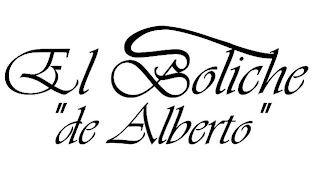 EL BOLICHE "DE ALBERTO" logo