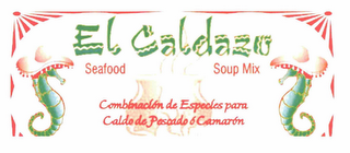 EL CALDAZO SEAFOOD SOUP MIX COMBINACION DE ESPECIAS PARA CALDO DE PESCADO O CAMARON logo
