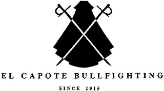 EL CAPOTE BULLFIGHTING SINCE 1915 logo