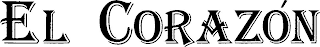 EL CORAZÓN logo