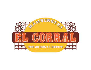 EL CORRAL HAMBURGERS THE ORIGINAL RECIPE logo