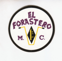 EL FORASTERO M.C. 1 % ER logo