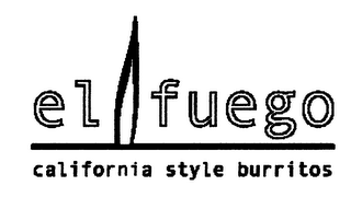 EL FUEGO CALIFORNIA STYLE BURRITOS logo